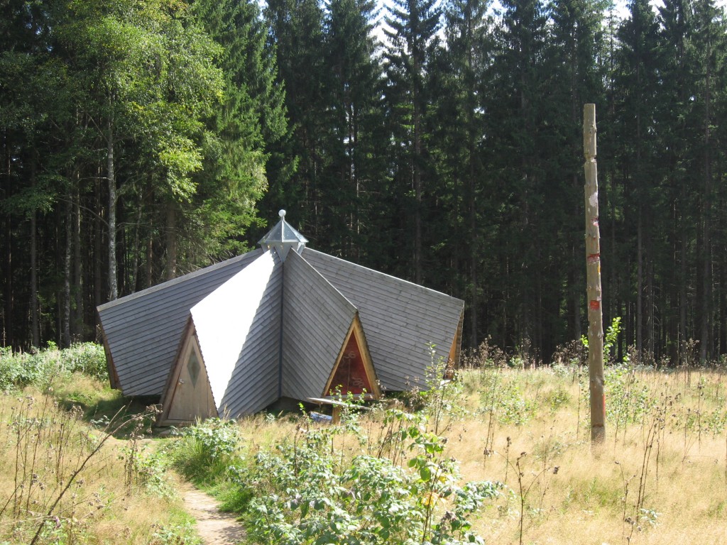 Der Lichtstern ist eine Themenhütte im Wildniscamp