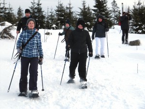 Schneeschuwanderung für Familien